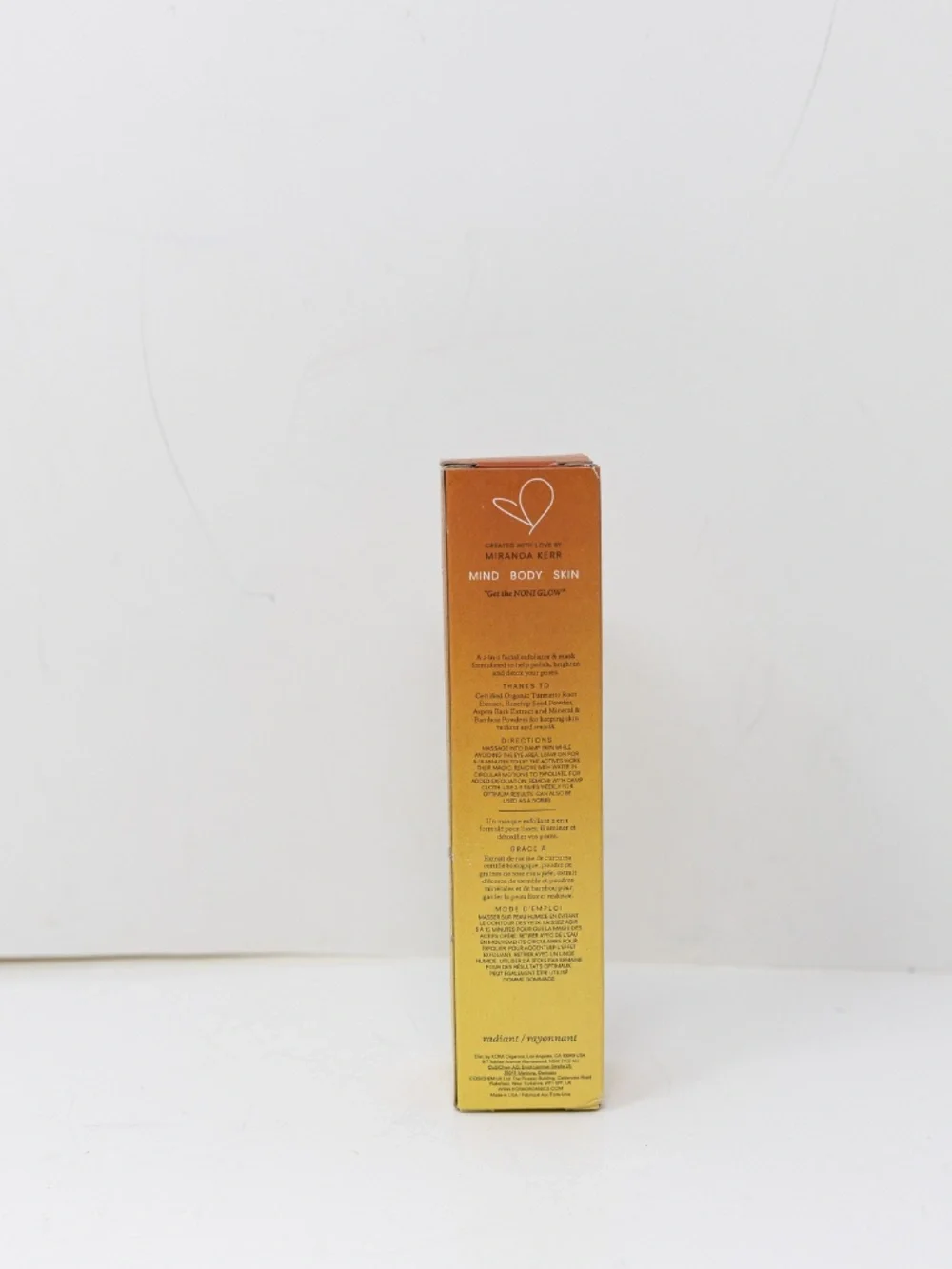 NEW Kora Organics Turmeric Brightening Exfoliating Mask Full Size 100 mL